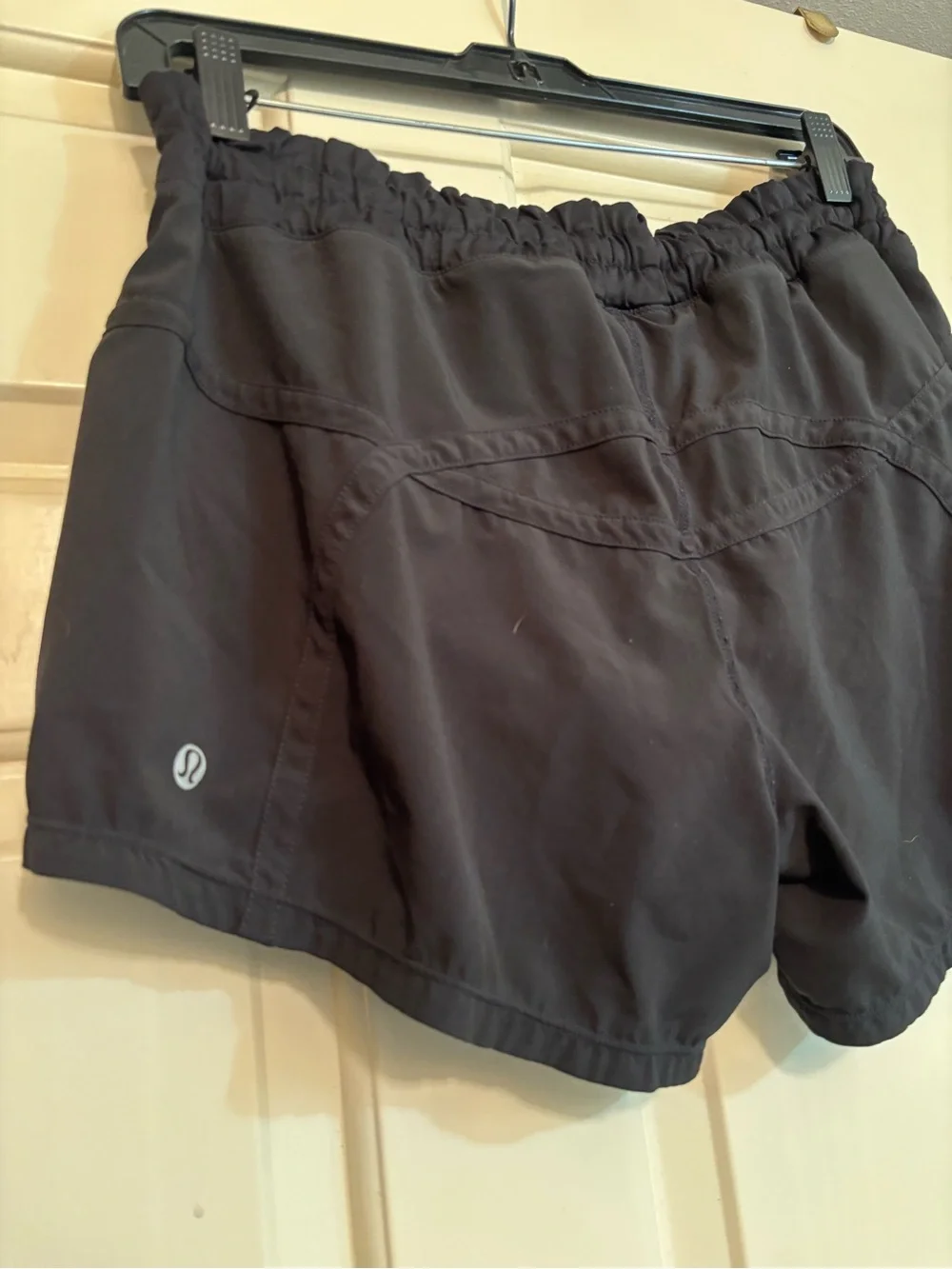 lululemon athletica Black Athletic Shorts with Elastic Waistband